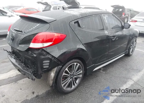 2016 Hyundai Veloster Turbo из США, поврежденный, VIN KMHTC6AE5GU286329